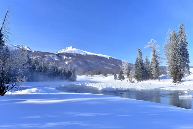 雪中喀纳斯雪中喀纳斯
