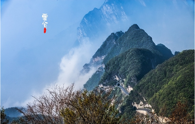 云台仙境观青山秀水